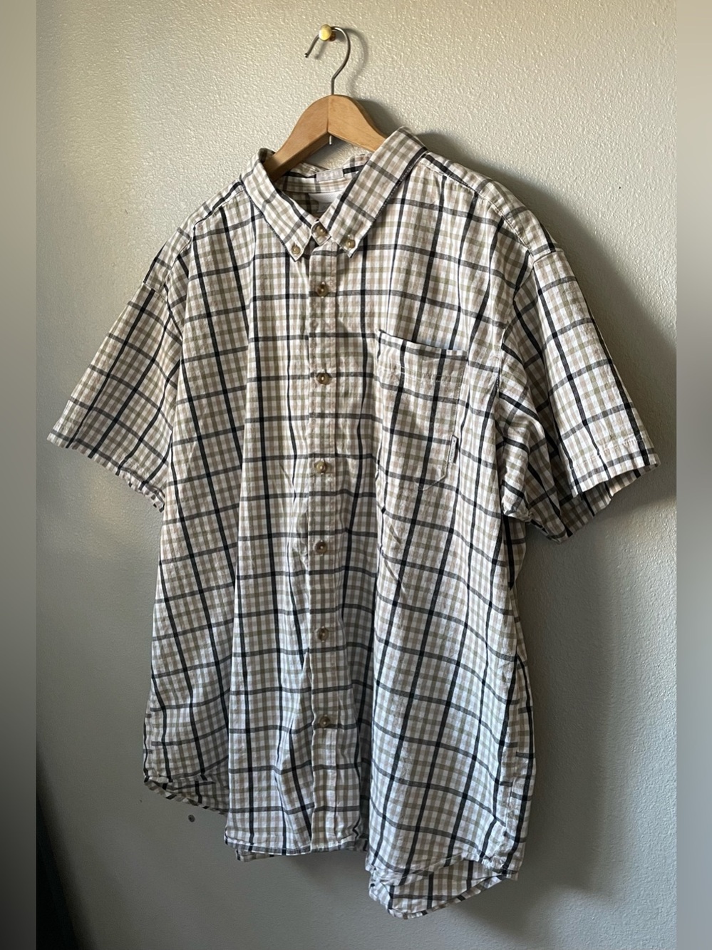 Columbia Short-Sleeve Plaid Button-Down